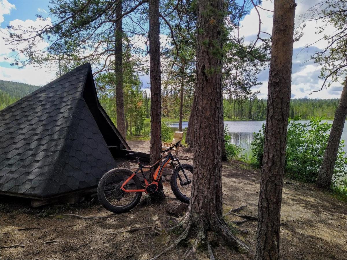 Isokelo Log Apartments Salla Esterno foto