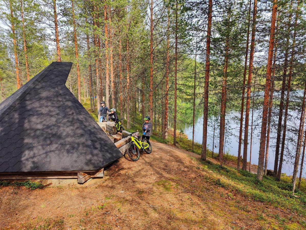 Isokelo Log Apartments Salla Esterno foto