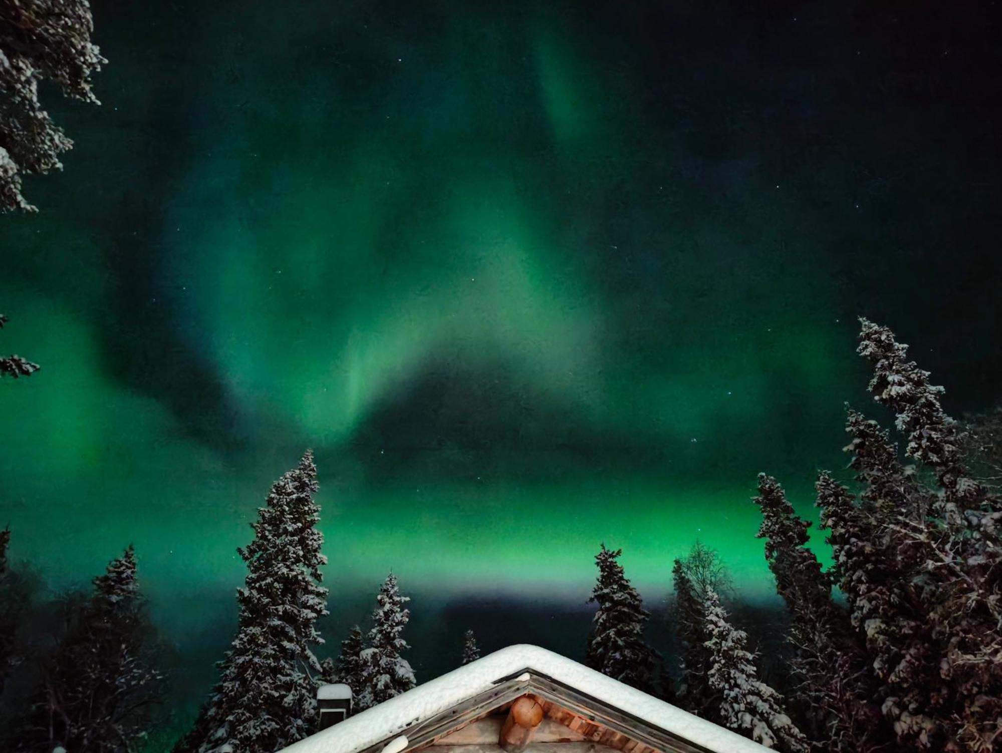 Isokelo Log Apartments Salla Esterno foto