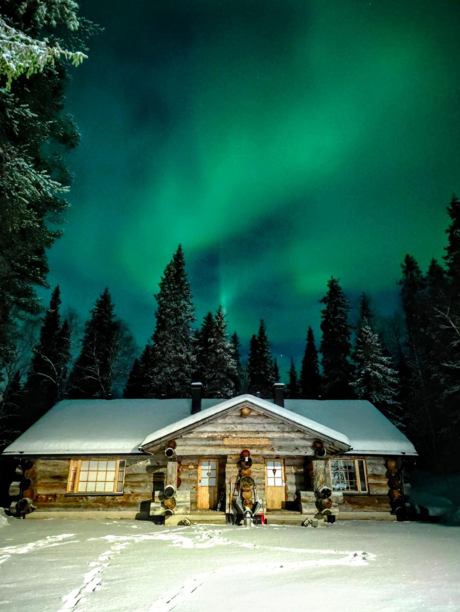Isokelo Log Apartments Salla Esterno foto